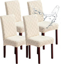 Waterproof Dining Chair Covers Set of 4 Parsons Chair Slipcovers | Double by Genina
