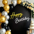 TONIFUL Happy Birthday Sign for Backdrop by TONIFUL
