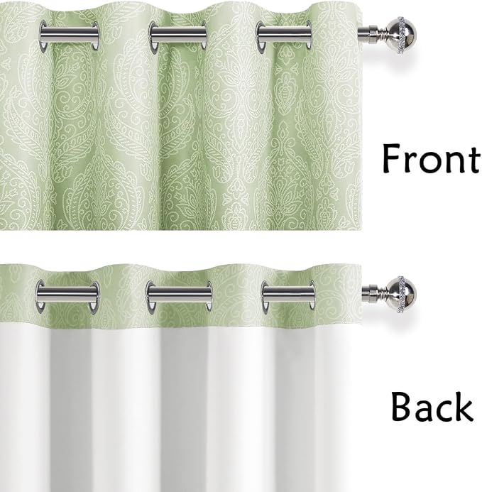 DWCN Ombre Room Darkening Blackout Curtains - Image 6