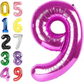 Number Balloons 40 Inch Rose Purple 8 Balloon by Argthjy