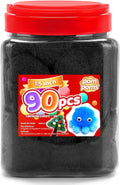 Iooleem Large Black Pom Poms, 1.5 inch, Large Size, Pom Poms by IOOLEEM