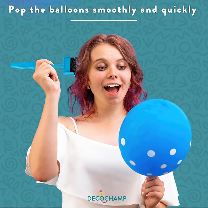 DECOPOP Balloon Popper – Decorator Balloon Striker Tool, Party Supply Tool Kit - Image 6