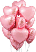 KatchOn Light Pink Heart Balloons Foil 18 Inch, Valentines Day Decorations by KatchOn