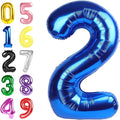 Number Balloons 40 Inch Blue 1 Balloon by Argthjy