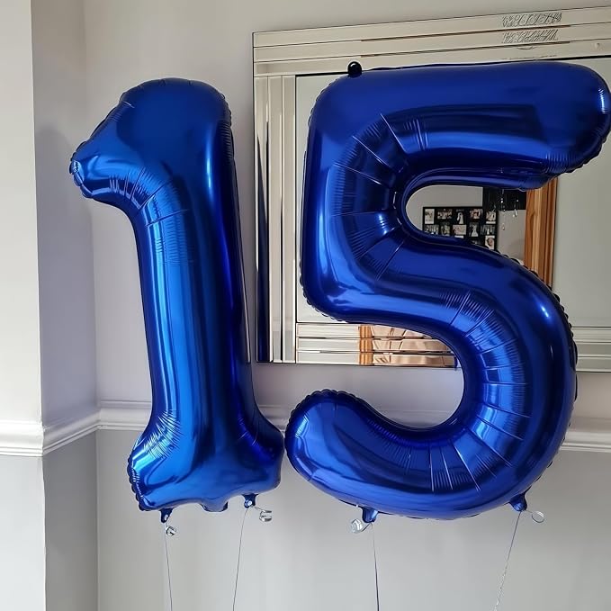 Navy Blue 11 Balloon Number, 40 Inch Number 11 Balloon Big Dark Blue Foil Mylar - Image 5