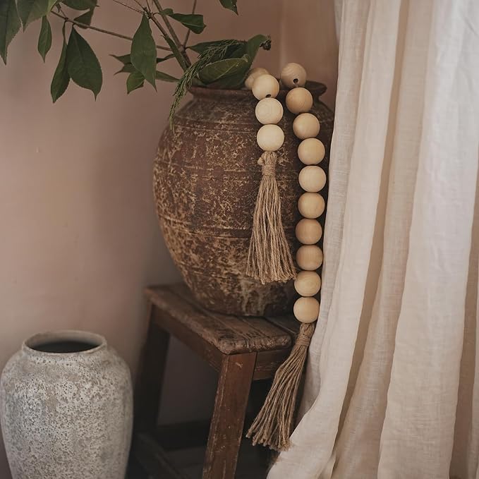 Extra Large Wood Bead Garland - Image 4