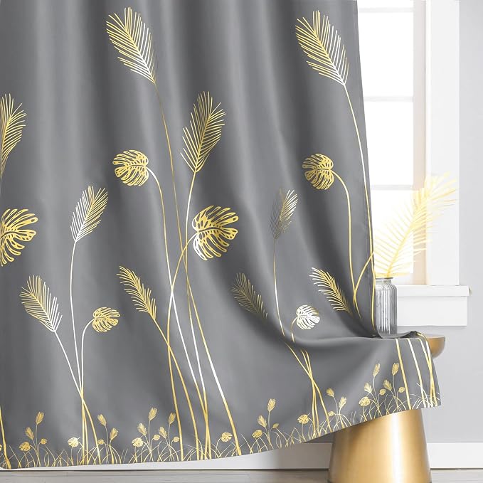 Grey Blackout Curtain for Sliding Door 100W x 84L Inch, Wide Patio Door Curtain - Image 4