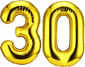 Gejoy 40 Inch Number 30 Balloons Jumbo 30 Foil Giant Number 30 Balloons by Unknown