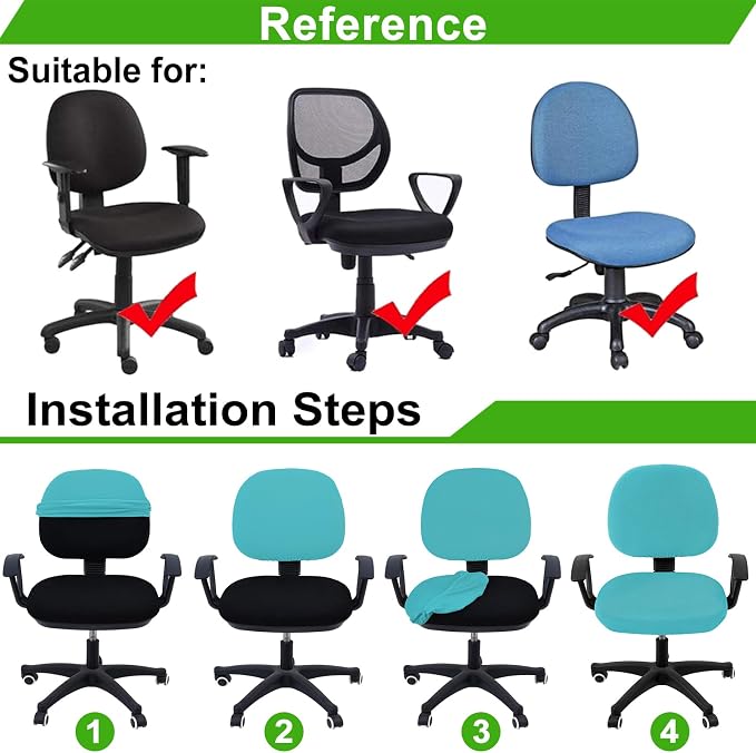 Smiry Office Computer Chair Covers - Image 6