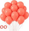 Voircoloria 105pcs Coral Red Party Latex Balloons, 12inch | by Voircoloria