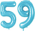 Number 59 Balloons for 59th Birthday Party Decorations, 0-100 Large No.59 by Joycard