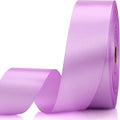 1-1/2 Inch 60 Yards Lilac Purple Solid Satin Ribbon by Unknown