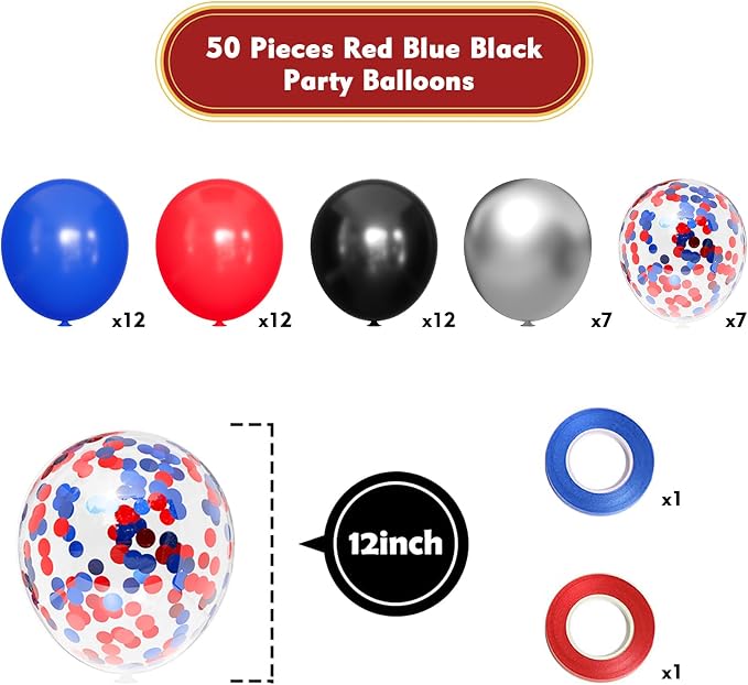Renjiro Red and Blue Balloons - Image 2