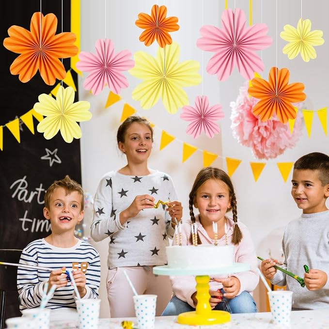 zilue Paper Fans Party Decorations Paper Flowers Decorations - Image 4