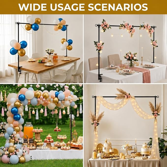 Adjustable Metal Table Arch Stand - Image 4