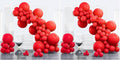 PartyWoo Red Balloons 100 pcs Different Sizes of 18 12 10 5 Inch Red Balloon by PartyWoo