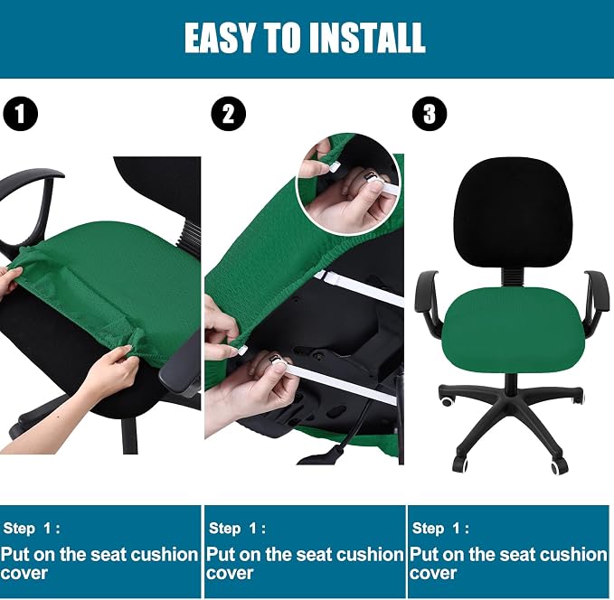 Smiry Office Computer Chair Seat Covers - Image 7