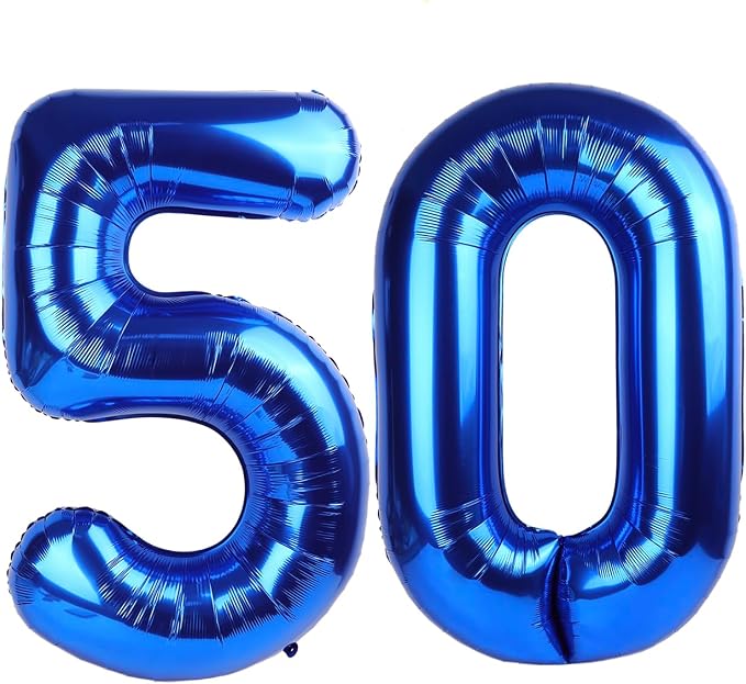 Navy Blue 50 Balloon by IWERP