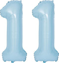 40 In Matte Blue Number Balloons Helium Foil Mylar Balloon Party Digital 11 | by Exquisitehighqualitypartydecorationstomeetyoureveryneed%EF%BC%81