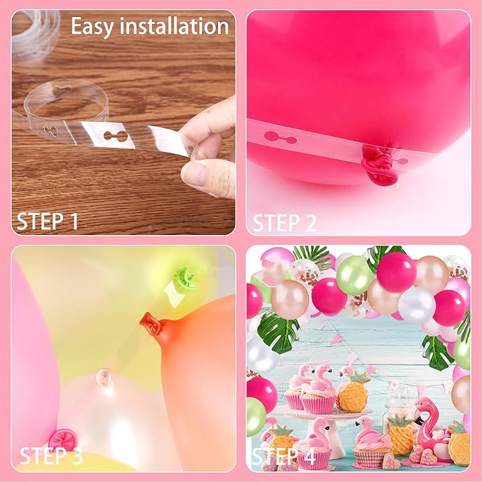 Balloon Decorating Strip, 10 Balloon Arch Strip Kit - Image 4