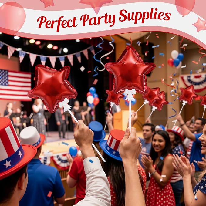 60 Pcs Mini Star Self Inflatable Balloons Bulk - Image 6