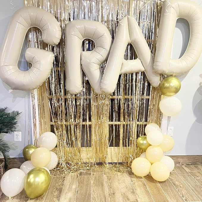 Letter Balloon 40Inch Cream White Big Alphabet Balloons Letter K | Giant Foil - Image 6