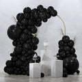 PartyWoo Black Balloons 92 pcs Different Sizes of 18 12 10 5 Inch Black by PartyWoo