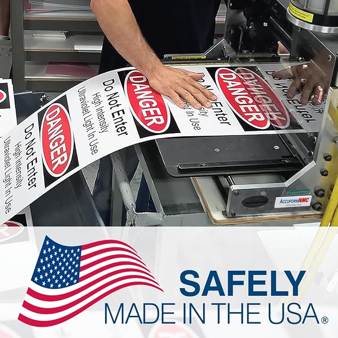 Custom OSHA Style Notice Sign 24" x 36" Aluminum Sign, Customizable "Your Text Here", by AccuformNMC Made in USA