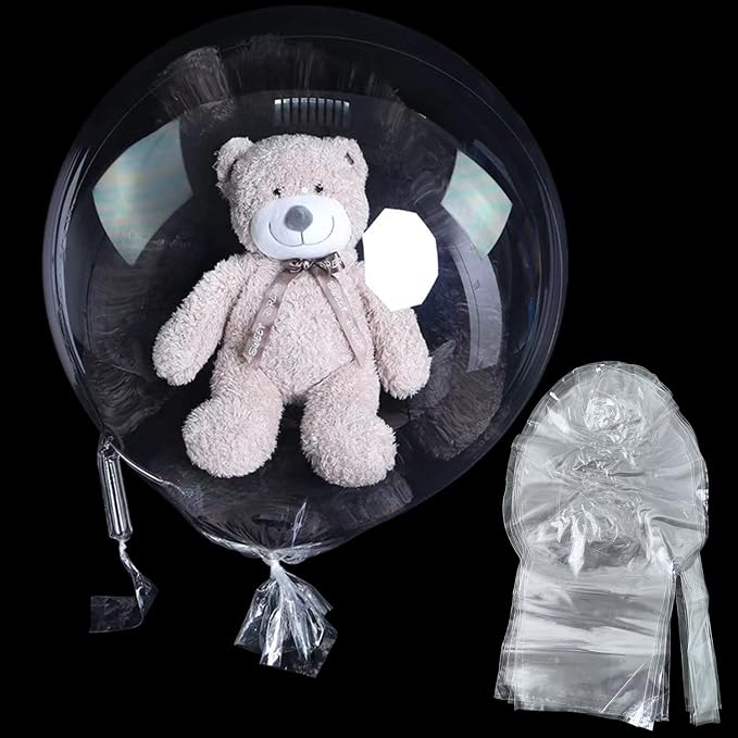 Large Clear Balloons for Stuffing, Giant Wrap Gifts for Mother's Day/Bridal by EFAY