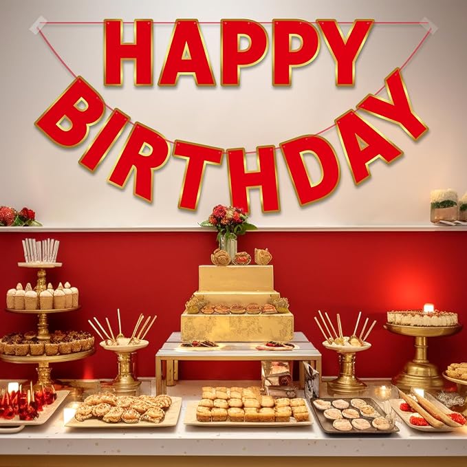Pre-Strung Happy Birthday Banner - Image 5