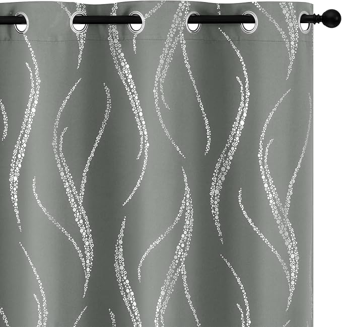 Yakamok Grey Light Blocking Curtains by Yakamok