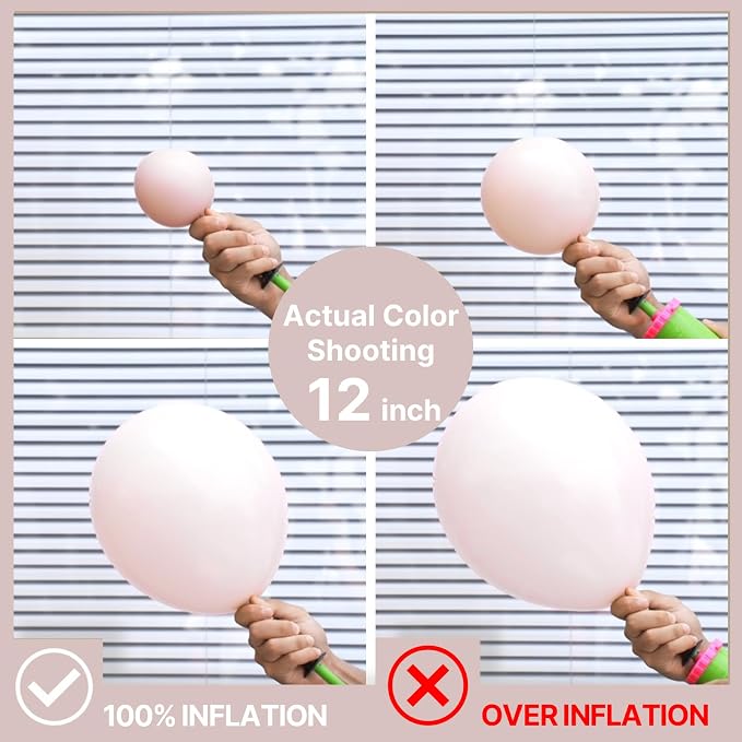 PartyWoo Beige Balloons 100pcs Boho Cream Ivory Neutral White Color | Balloons - Image 3