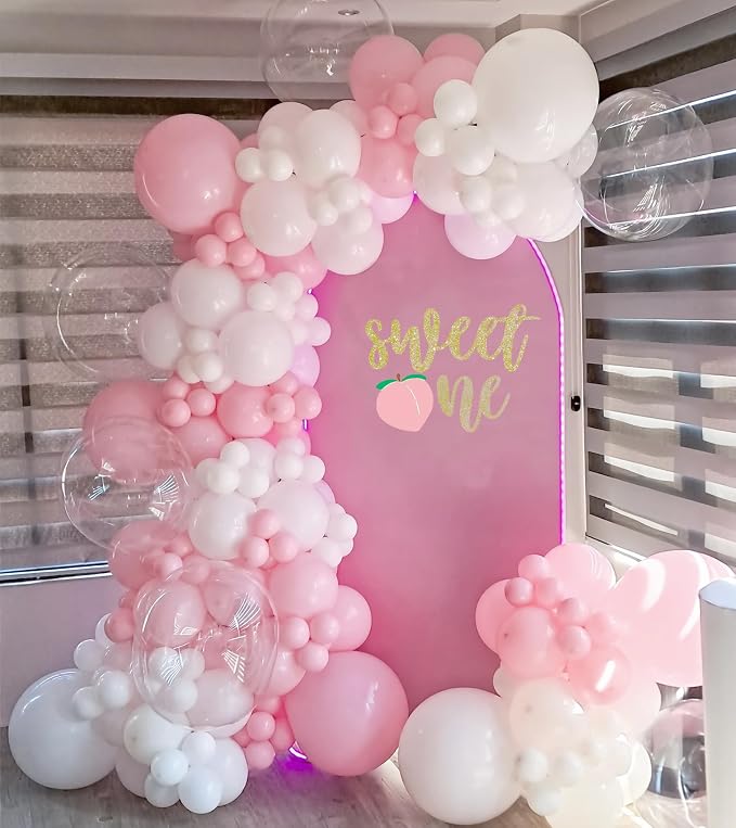 Pink Balloons 135pcs Different Sizes 18 12 10 5 Inch Pink Balloon Arch Kit - Image 4
