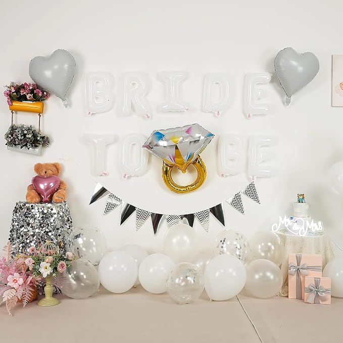 White Bachelorette Party Decorations - Image 3