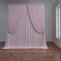 10 ft x 50 ft Baby Pink Backdrop Curtains by Outpain