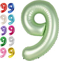 Oliver Green Number 9 Balloon 40 inch, Birthday Party Balloons Decorations | by Upgesy