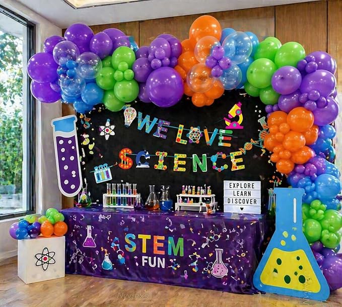141Pcs Science Fair Balloon Arch Garland Kit - Image 6
