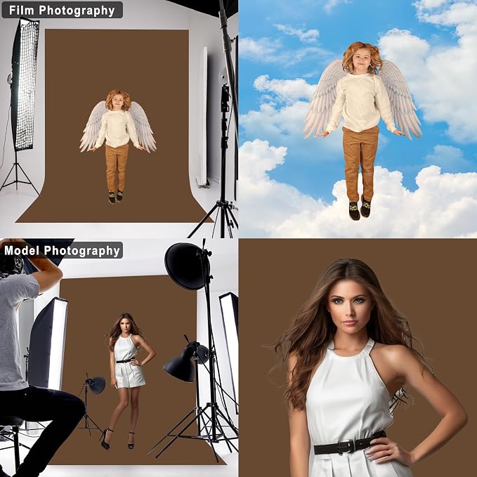 Dark Brown Photography Backdrop - Image 3