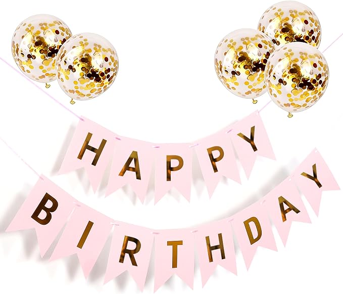 Happy Birthday Banner Sign Bunting Hanging Decorations by Unknown
