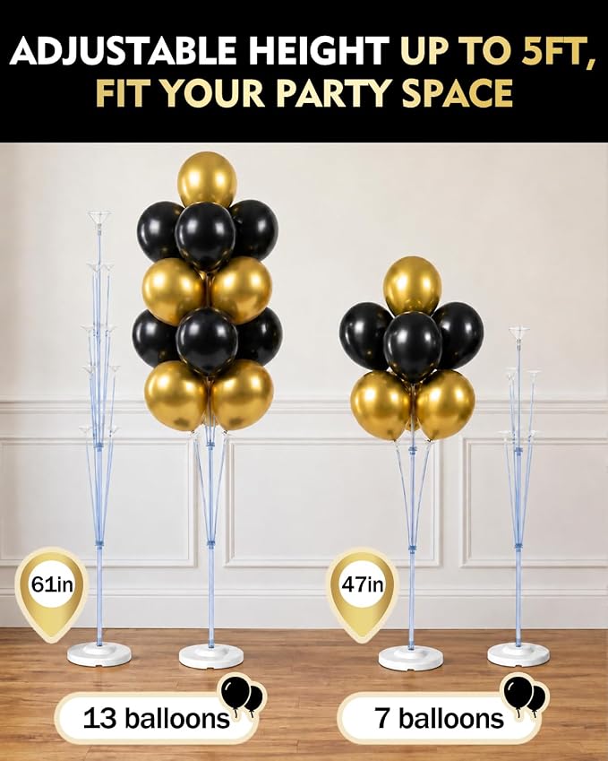 Pro Series Balloon Column Kit Set of 2, 5ft Floor Balloon Tower - Image 3