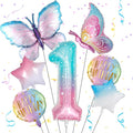 Butterfly Birthday Decorations, Butterfly Balloons, 1st Birthday Party by Isndare