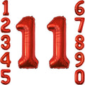 Red Number 11 Balloon 40 Inch, Foil Numeral by Unknown