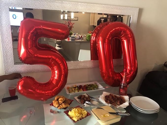 15 Balloon Numbers 40 Inch for 15th Year Old Birthday Decorations, Inflation - Image 3