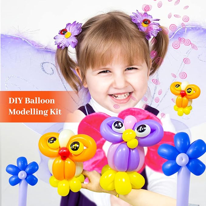 260Q Blue Twisting Balloons 100 Pack, Premium Long Latex Balloons - Image 5