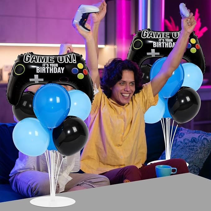 4 Sets Video Game Birthday Party Balloons Stand Kit - Image 6