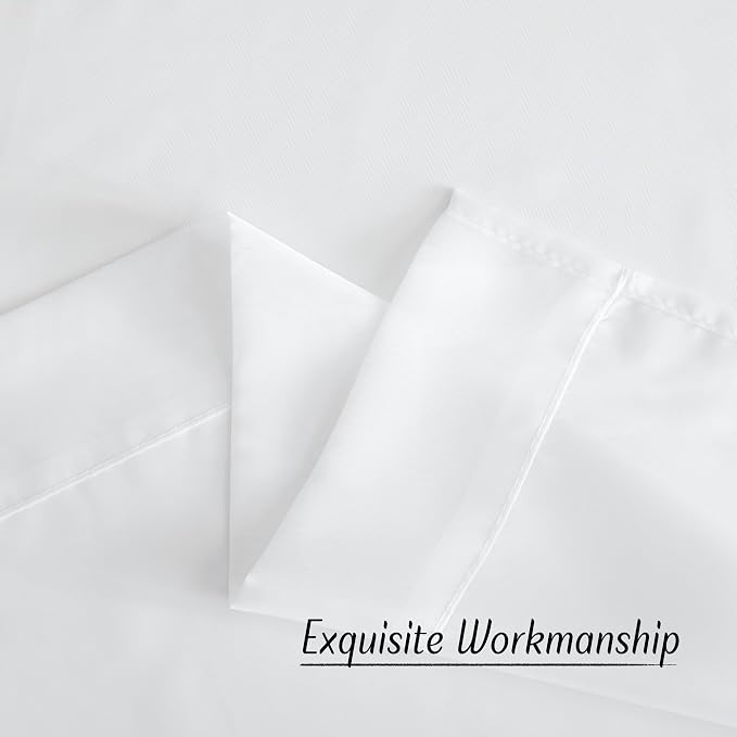 NICETOWN Sheer White Sliding Door Curtains - Image 7