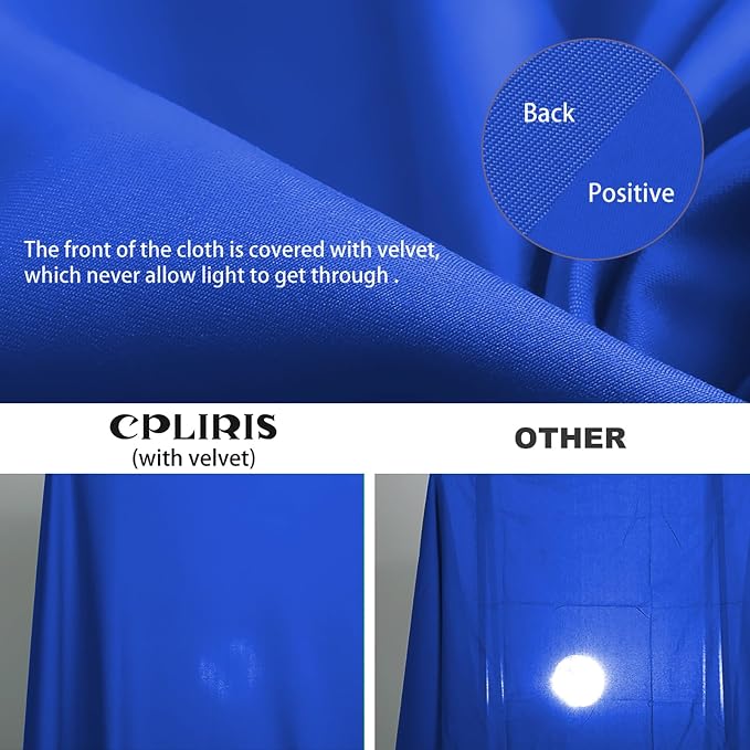 10x12ft Royal Blue Screen Backdrop - Image 2