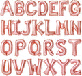 16 Inch Gold Letter Balloons Mylar Foil Alphabet Letter A-Z Balloons Set by LIOZEOKUN