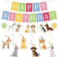 Dog Birthday Banner, Colorful Dog Themed Birthday Party Decorations, Cute by Unknown