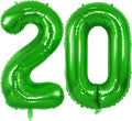Number 20 Balloons for 20th Birthday Party Decorations, 0-100 Large No.20 by Joycard